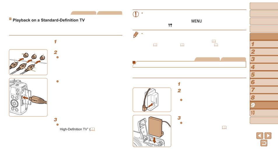 Ideo system, Powering the camera with household power | Canon PowerShot G16 User Manual | Page 165 / 214