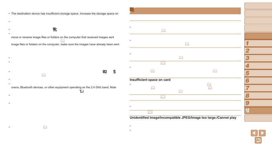 On-screen messages | Canon PowerShot G16 User Manual | Page 188 / 214