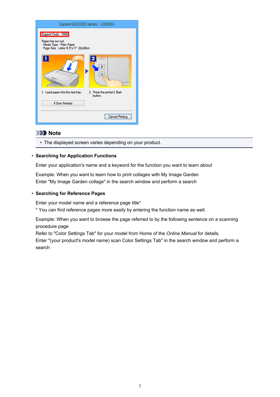 Canon PIXMA PRO-1 User Manual | Page 7 / 32