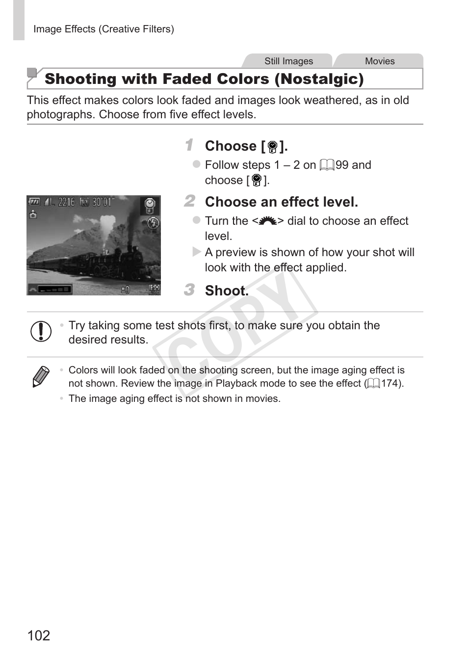 Cop y | Canon PowerShot G15 User Manual | Page 102 / 316