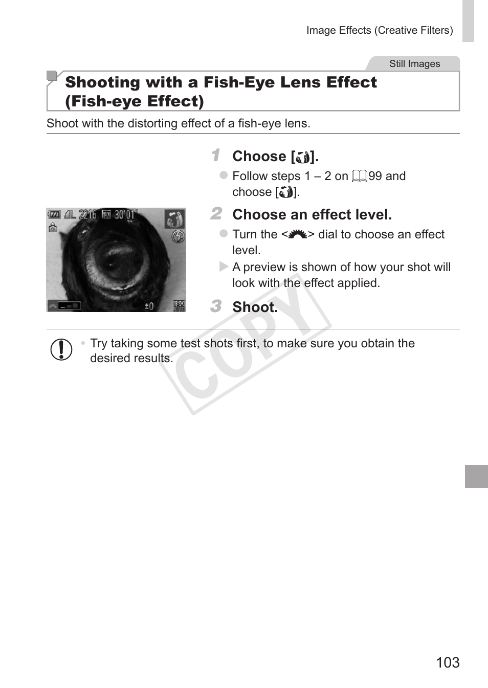 Cop y | Canon PowerShot G15 User Manual | Page 103 / 316