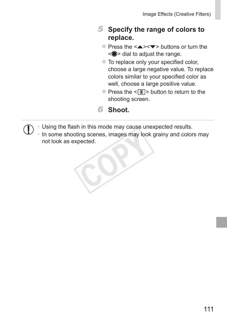 Cop y | Canon PowerShot G15 User Manual | Page 111 / 316