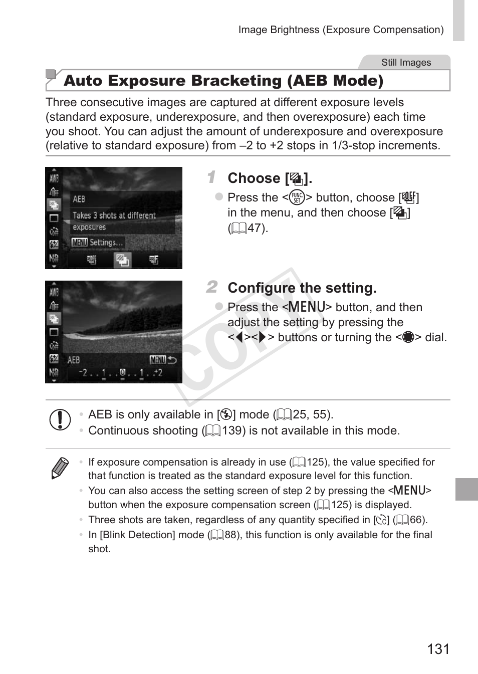 Cop y | Canon PowerShot G15 User Manual | Page 131 / 316