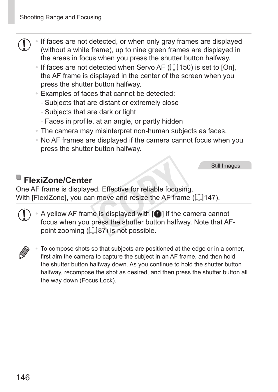 Cop y | Canon PowerShot G15 User Manual | Page 146 / 316