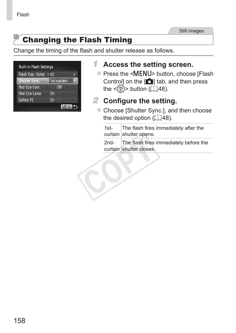 Cop y | Canon PowerShot G15 User Manual | Page 158 / 316