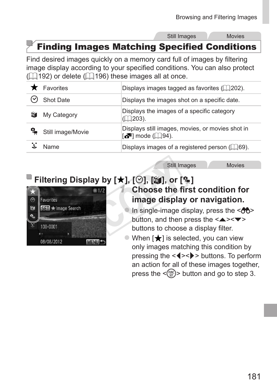 Cop y | Canon PowerShot G15 User Manual | Page 181 / 316