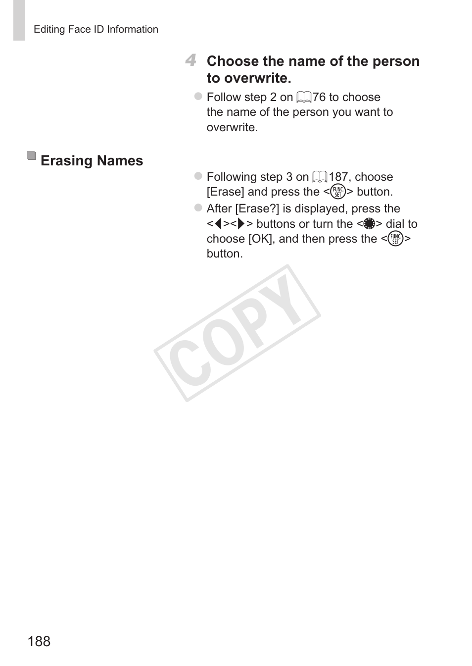 Cop y | Canon PowerShot G15 User Manual | Page 188 / 316