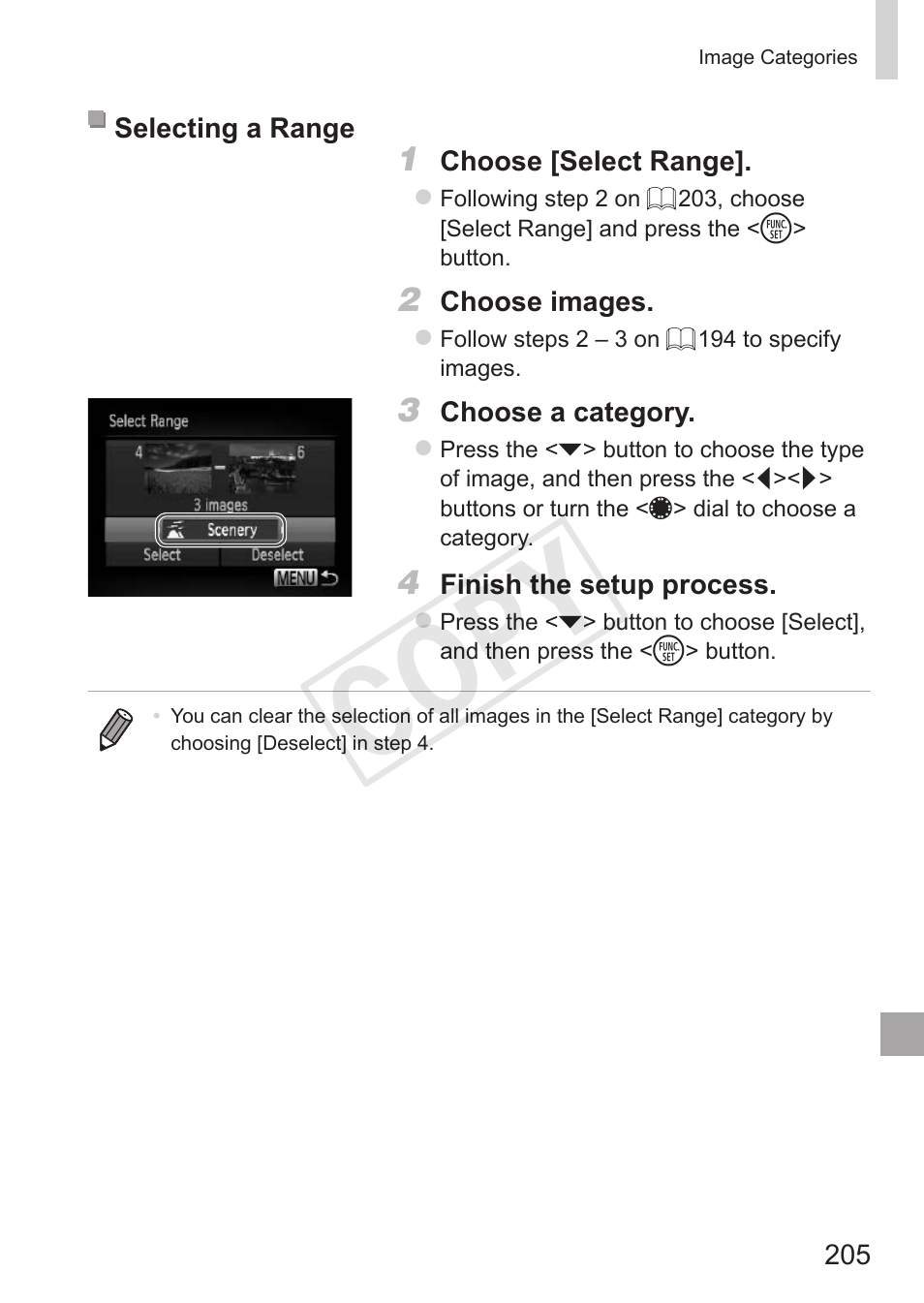 Cop y | Canon PowerShot G15 User Manual | Page 205 / 316