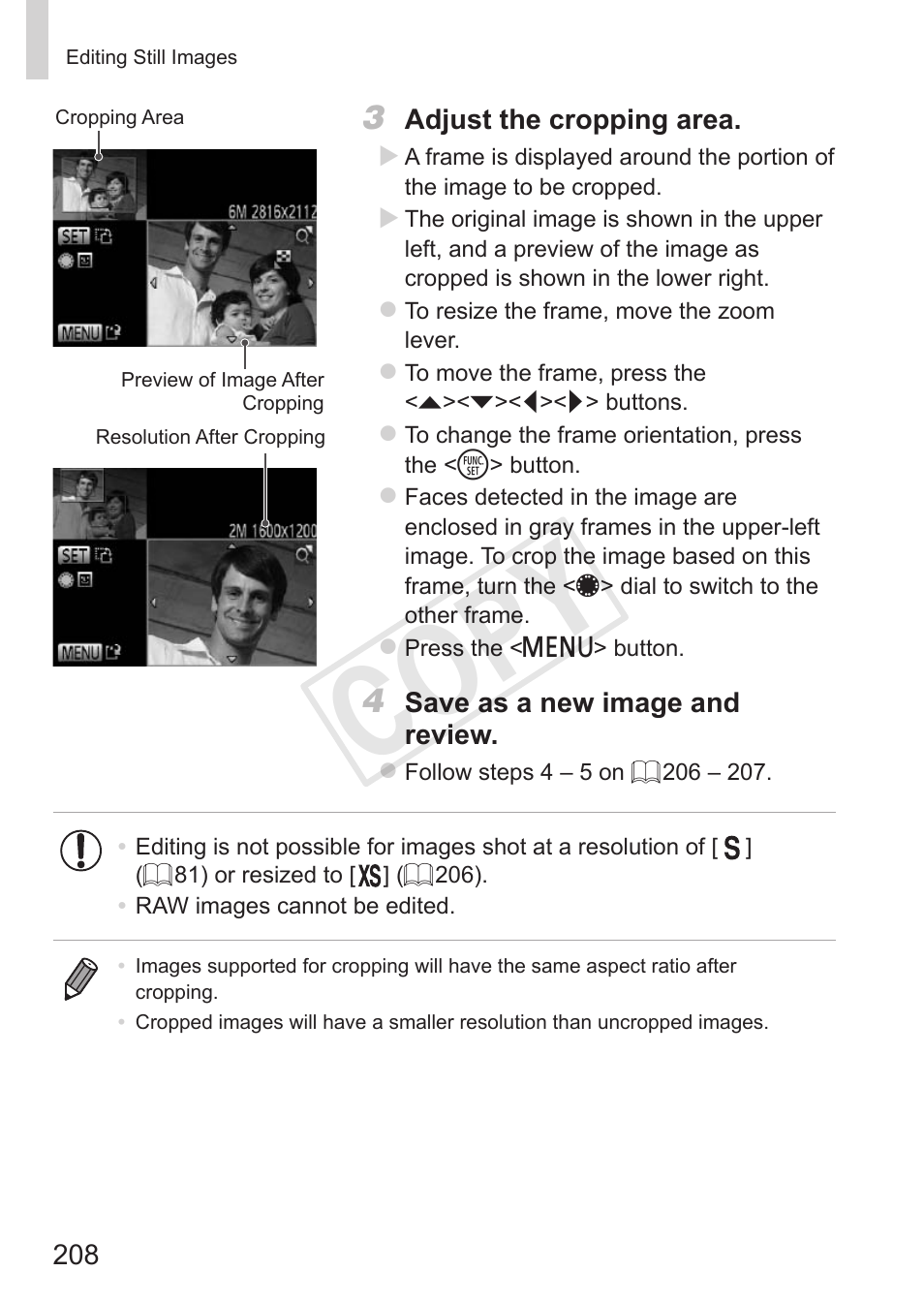 Cop y | Canon PowerShot G15 User Manual | Page 208 / 316