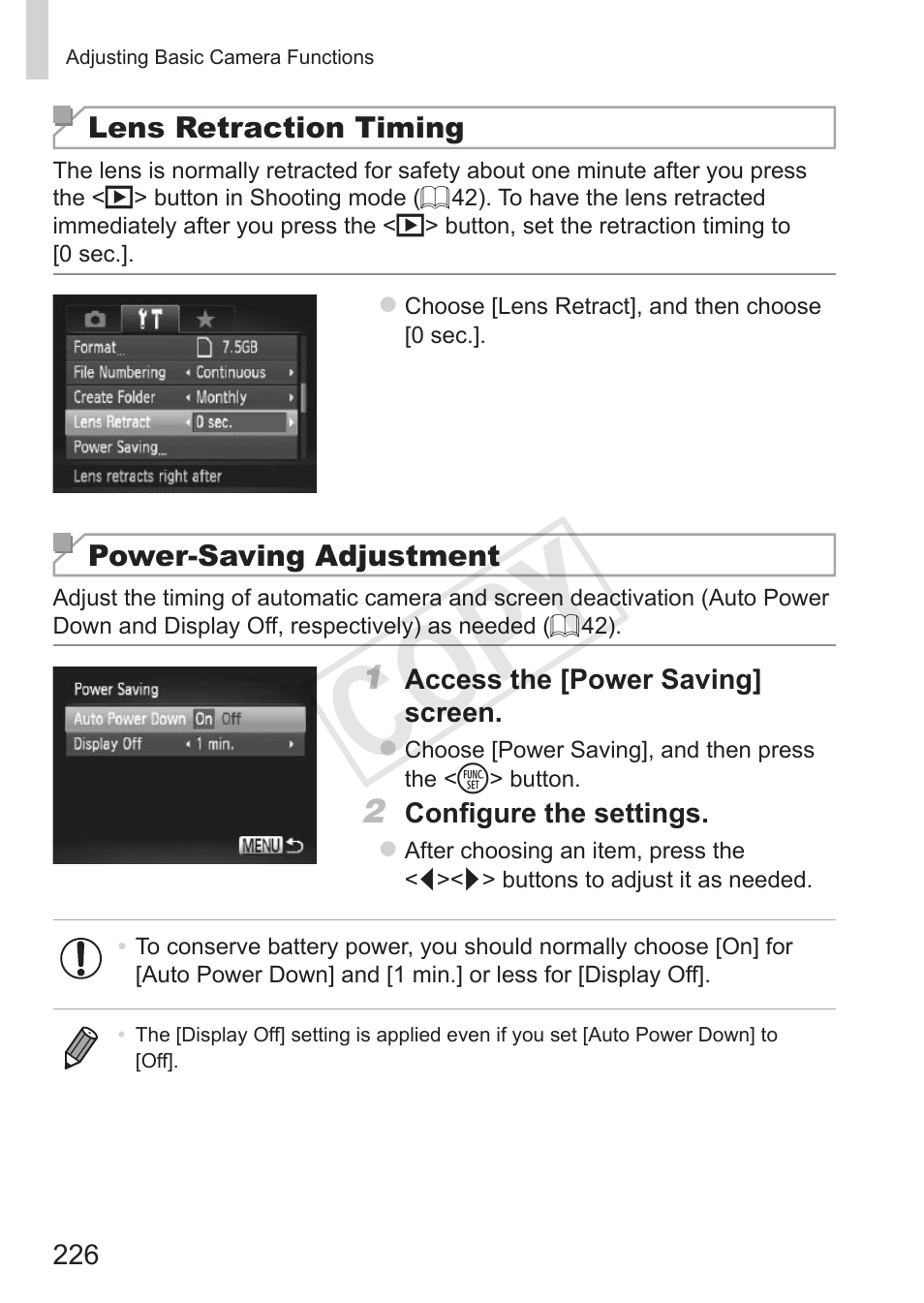 Cop y | Canon PowerShot G15 User Manual | Page 226 / 316