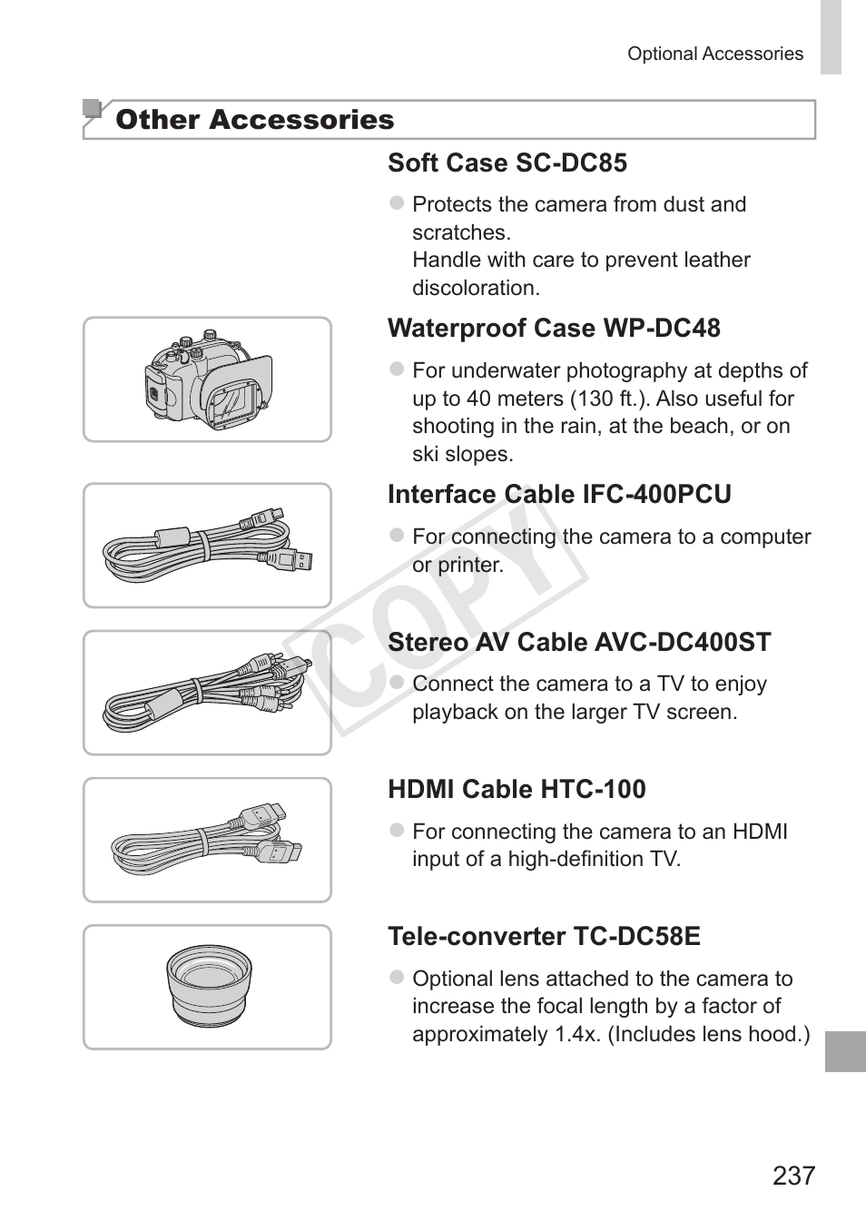 Cop y | Canon PowerShot G15 User Manual | Page 237 / 316