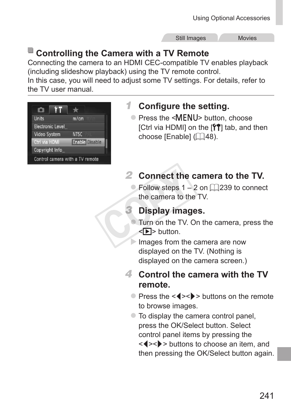 Cop y | Canon PowerShot G15 User Manual | Page 241 / 316