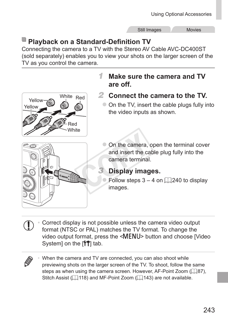 Cop y | Canon PowerShot G15 User Manual | Page 243 / 316