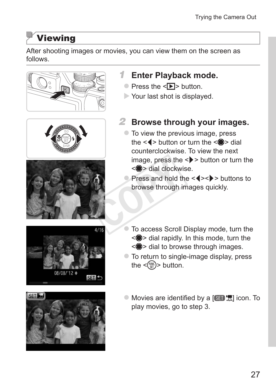 Cop y | Canon PowerShot G15 User Manual | Page 27 / 316