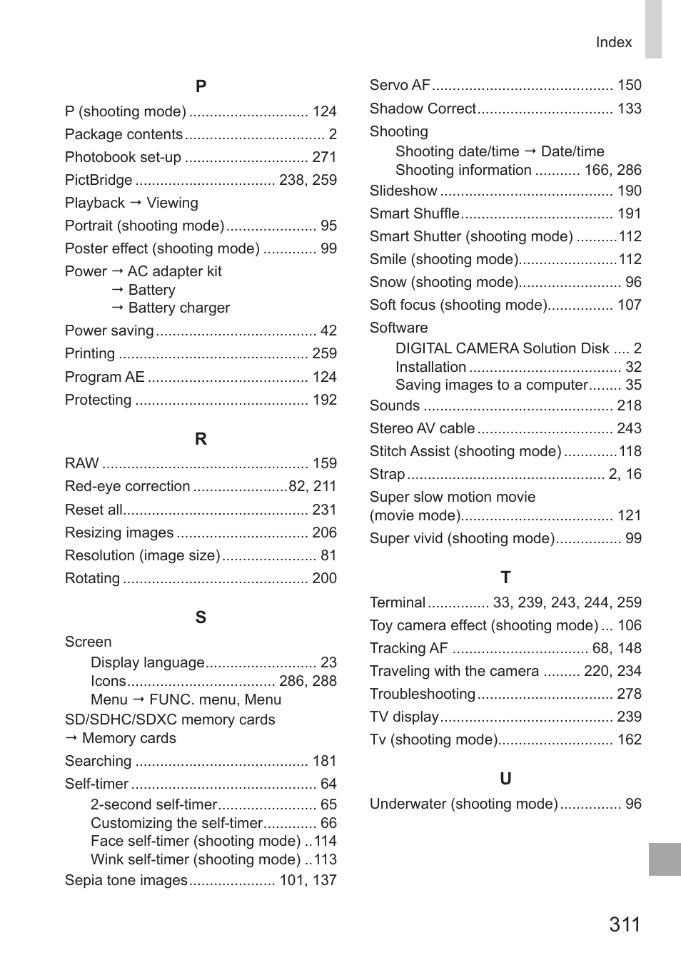 Canon PowerShot G15 User Manual | Page 311 / 316