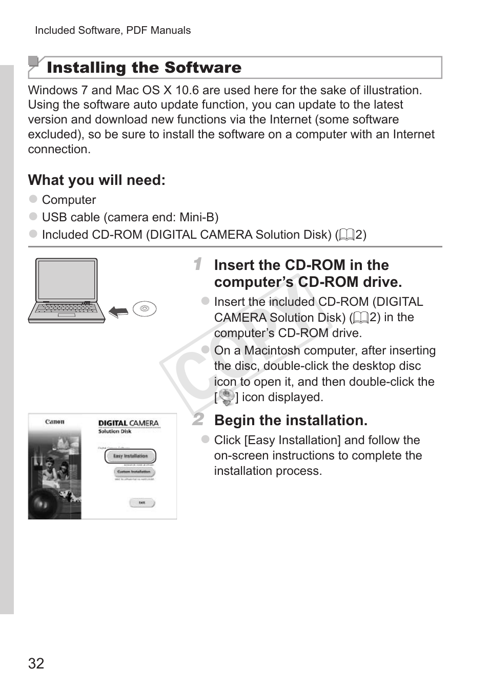 Cop y | Canon PowerShot G15 User Manual | Page 32 / 316