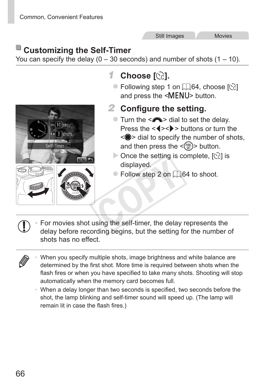 Cop y | Canon PowerShot G15 User Manual | Page 66 / 316