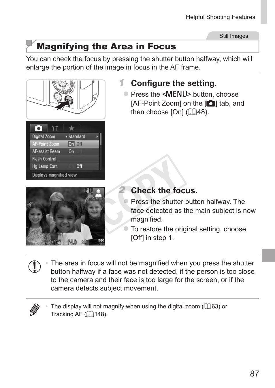 Cop y | Canon PowerShot G15 User Manual | Page 87 / 316