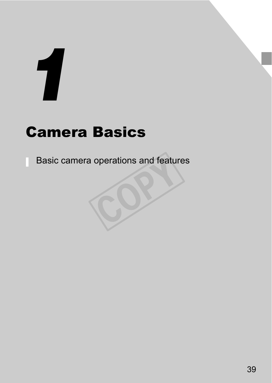 Camera basics, Cop y | Canon PowerShot A4000 IS User Manual | Page 39 / 182