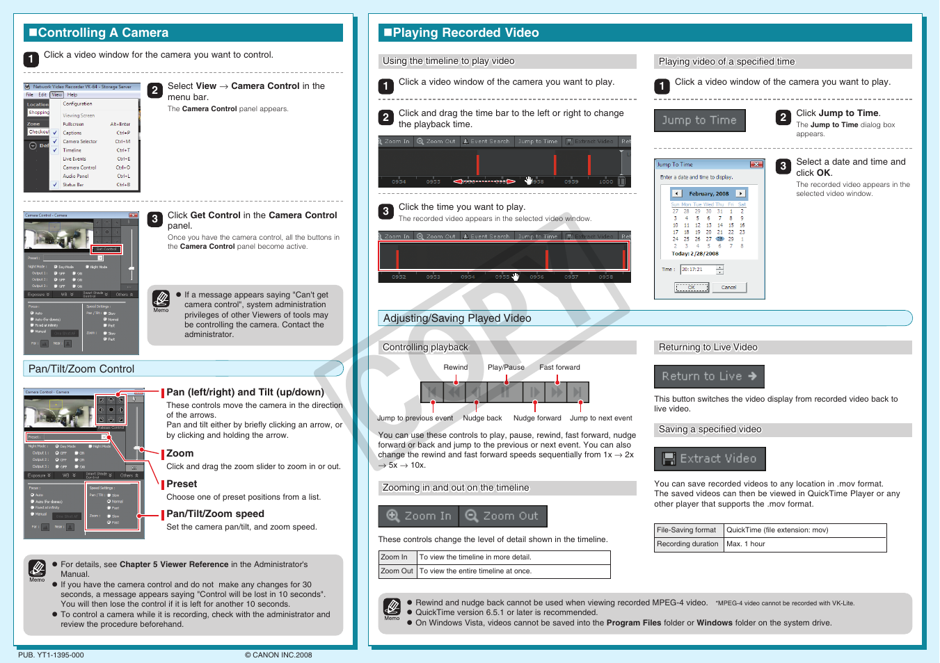 Cop y | Canon VB-C60 User Manual | Page 2 / 2