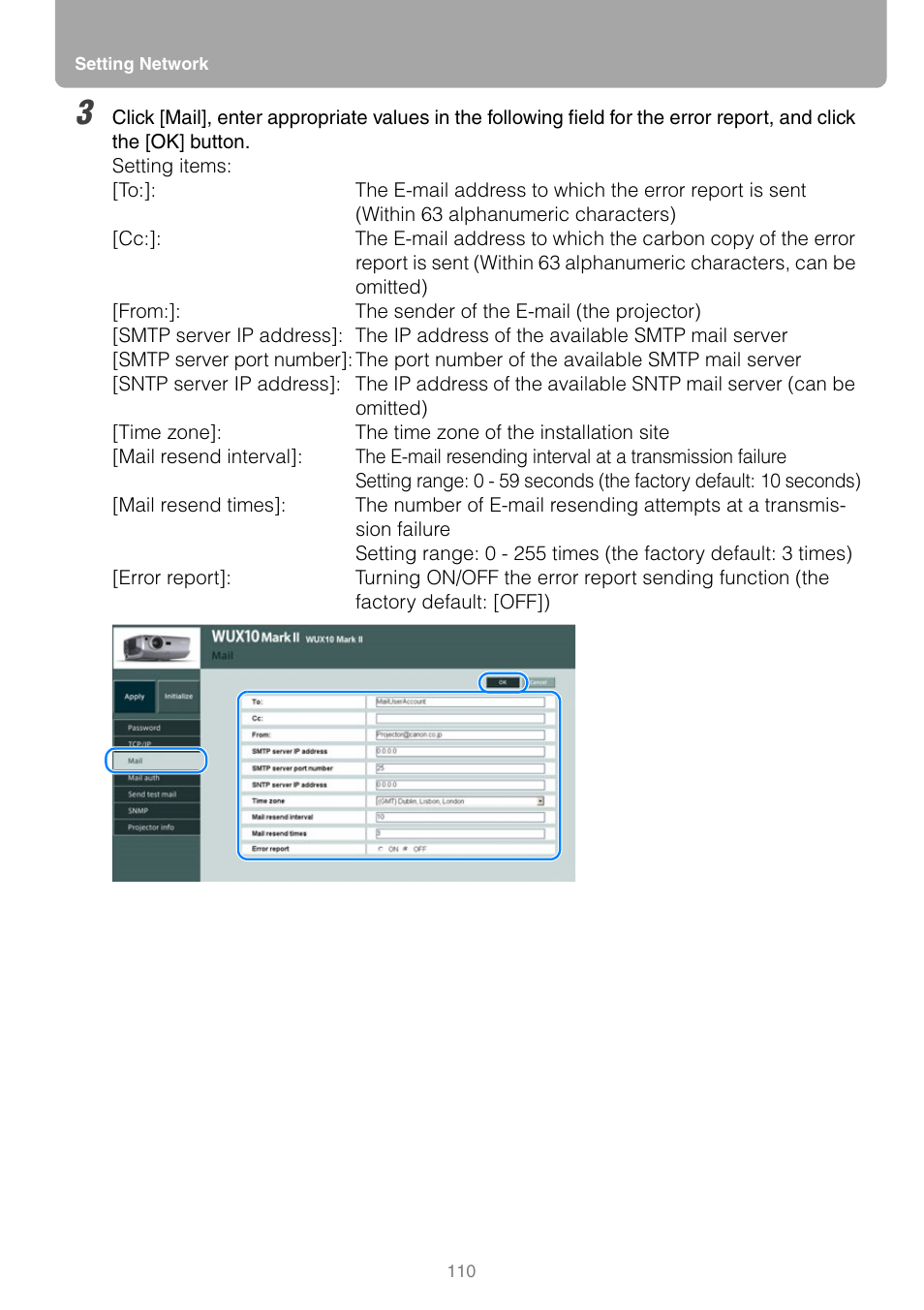 Canon REALIS WUX10 MARK II D User Manual | Page 110 / 146