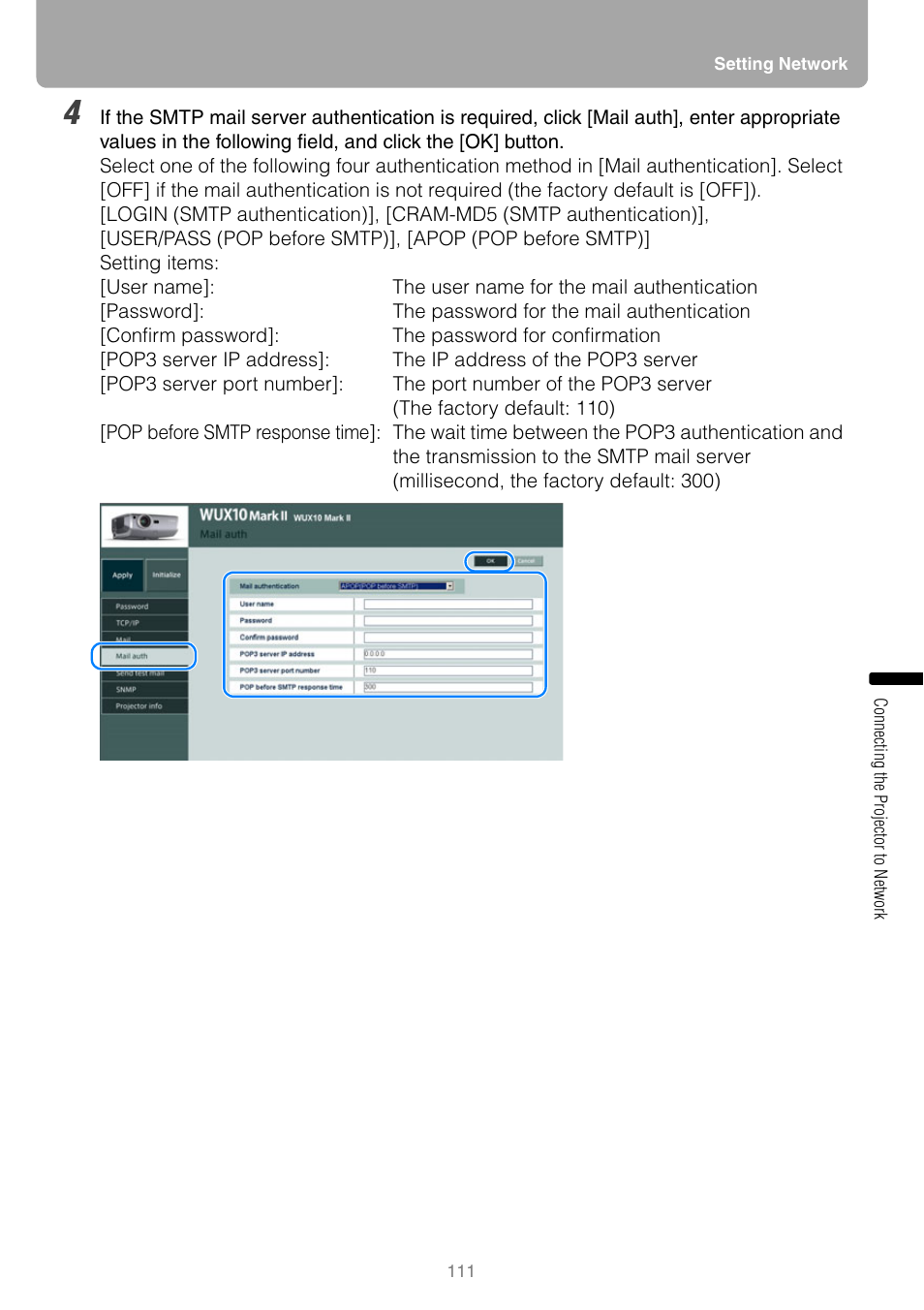 Canon REALIS WUX10 MARK II D User Manual | Page 111 / 146