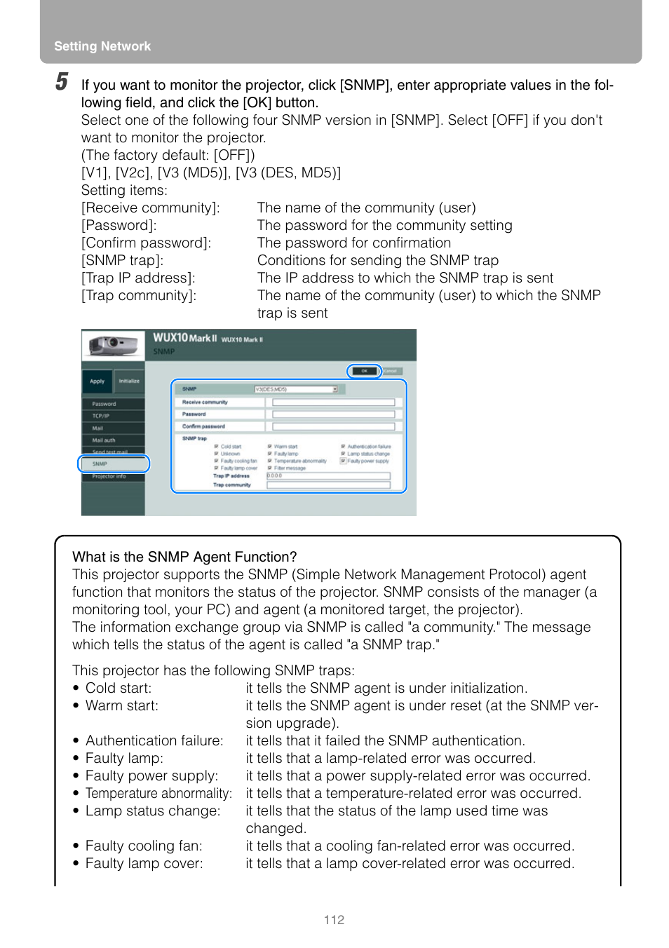 Canon REALIS WUX10 MARK II D User Manual | Page 112 / 146