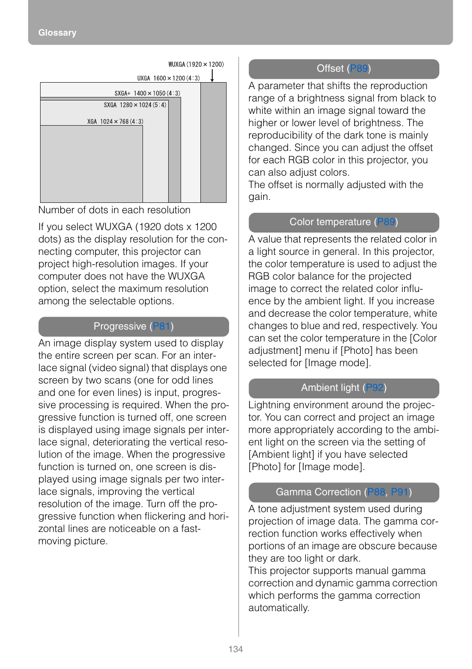 Canon REALIS WUX10 MARK II D User Manual | Page 134 / 146