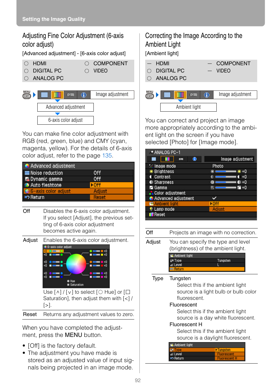 Canon REALIS WUX10 MARK II D User Manual | Page 92 / 146