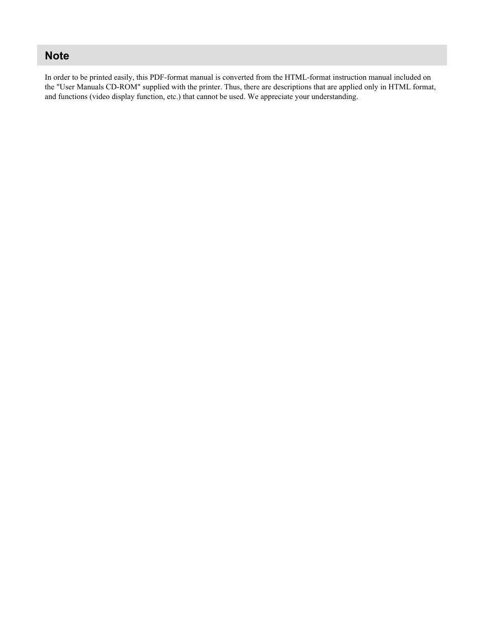 Note | Canon imagePROGRAF iPF650 User Manual | Page 2 / 878