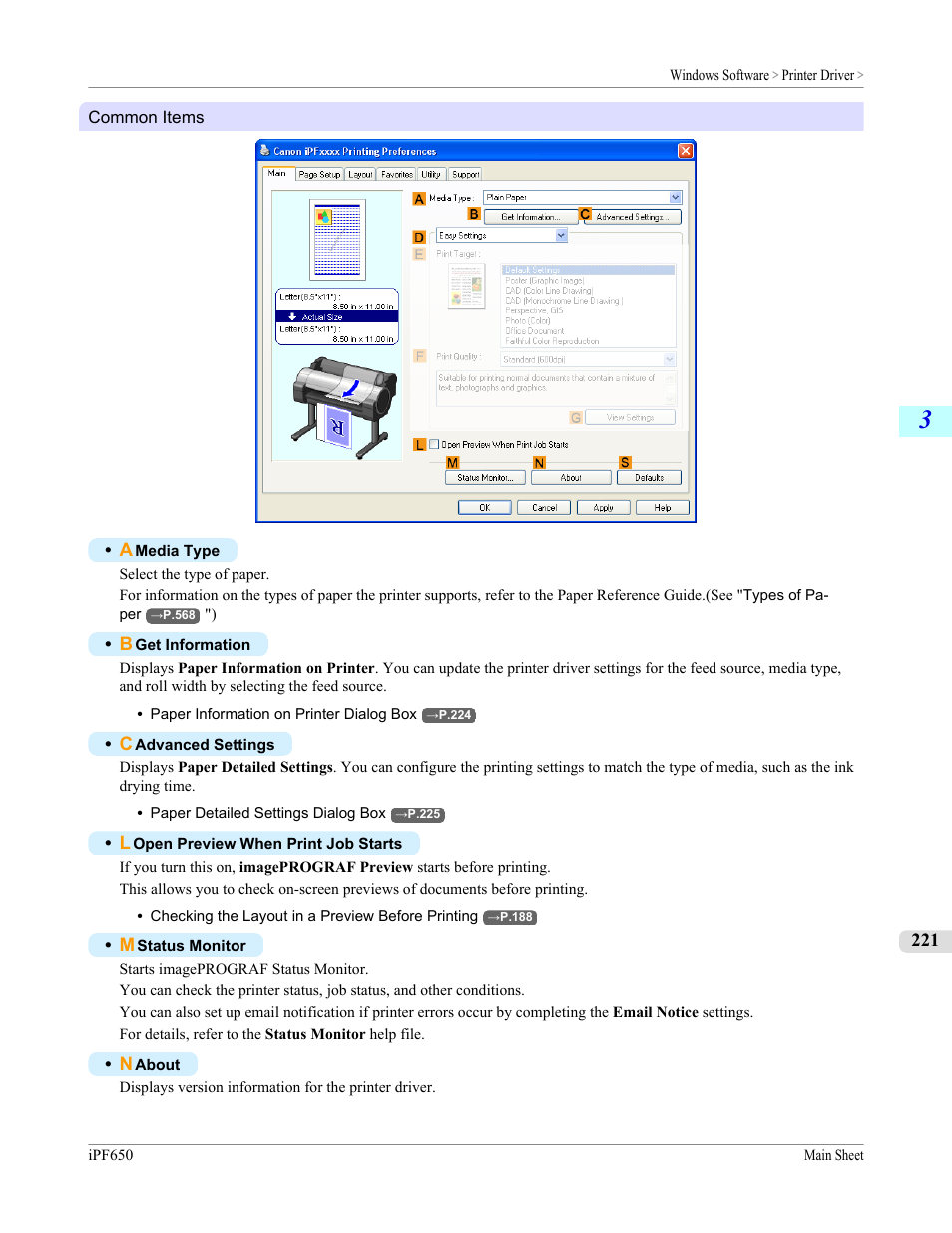 Canon imagePROGRAF iPF650 User Manual | Page 237 / 878