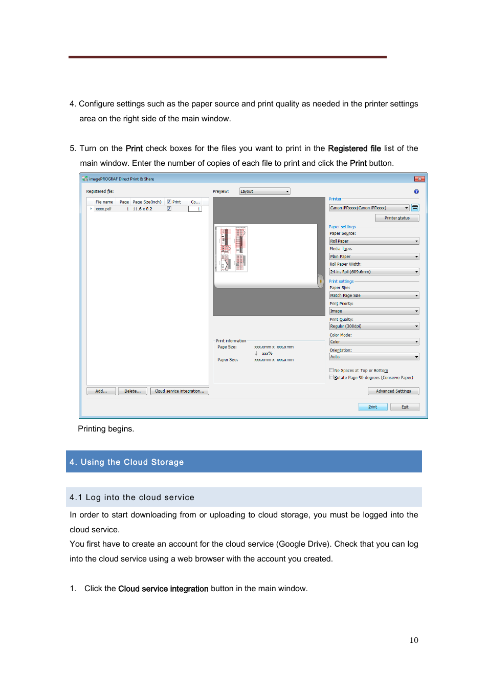 Canon imagePROGRAF iPF750 User Manual | Page 10 / 17