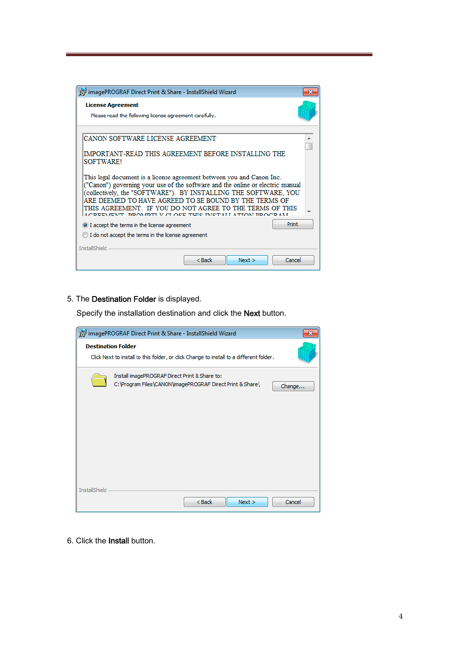 Canon imagePROGRAF iPF750 User Manual | Page 4 / 17