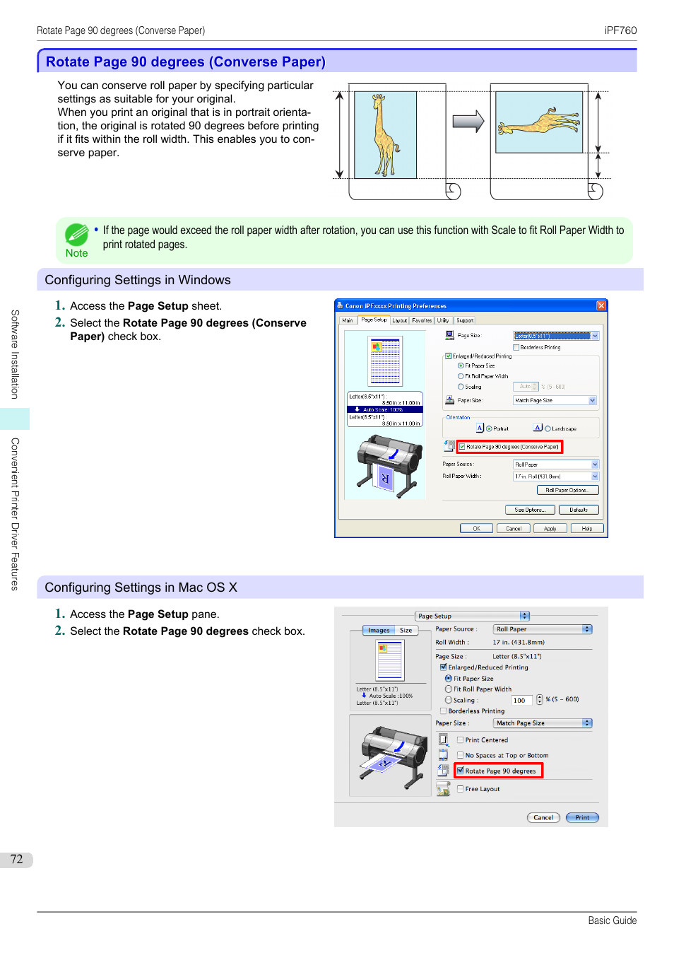 Canon imagePROGRAF iPF760 User Manual | Page 72 / 132