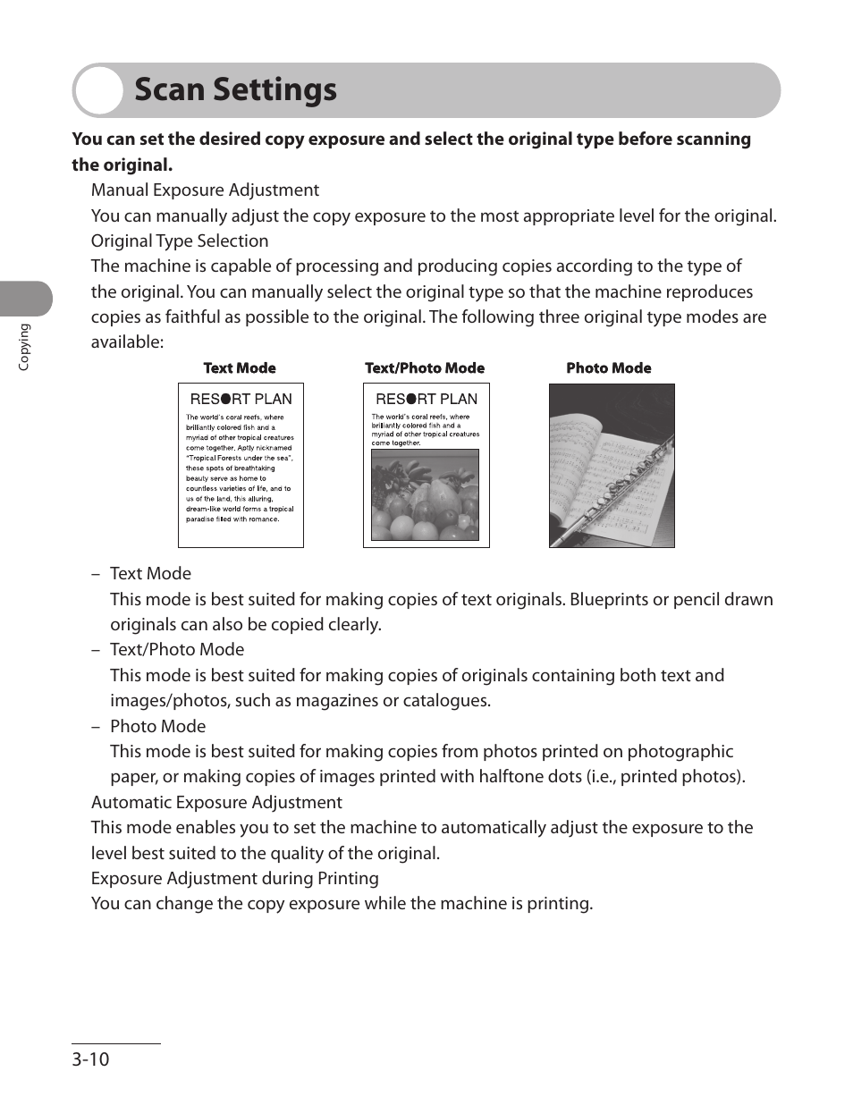 Scan settings, Scan settings -10 | Canon ImageCLASS MF7480 User Manual | Page 107 / 388