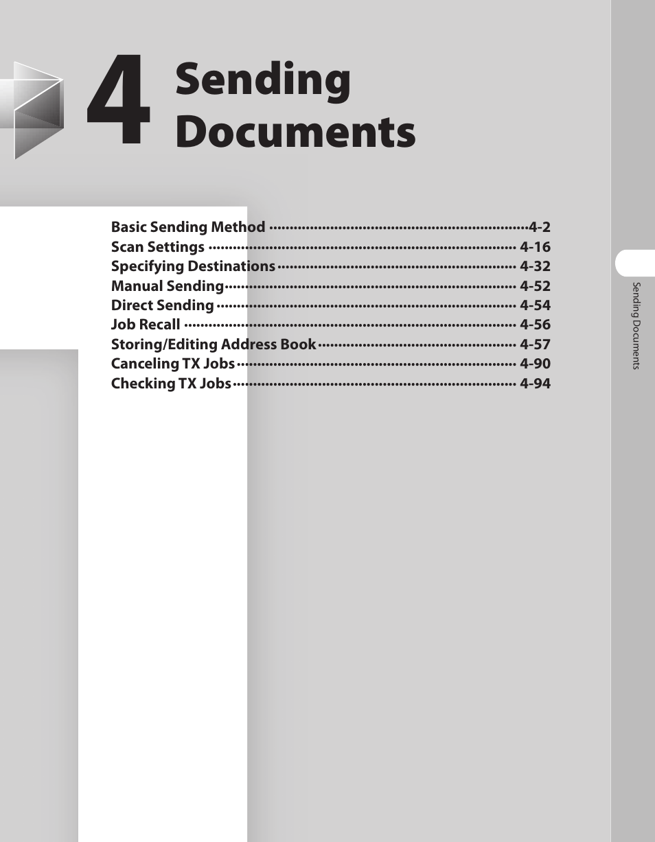 4 sending documents, Chapter 4, 4 sending documents -1 | Canon ImageCLASS MF7480 User Manual | Page 136 / 388