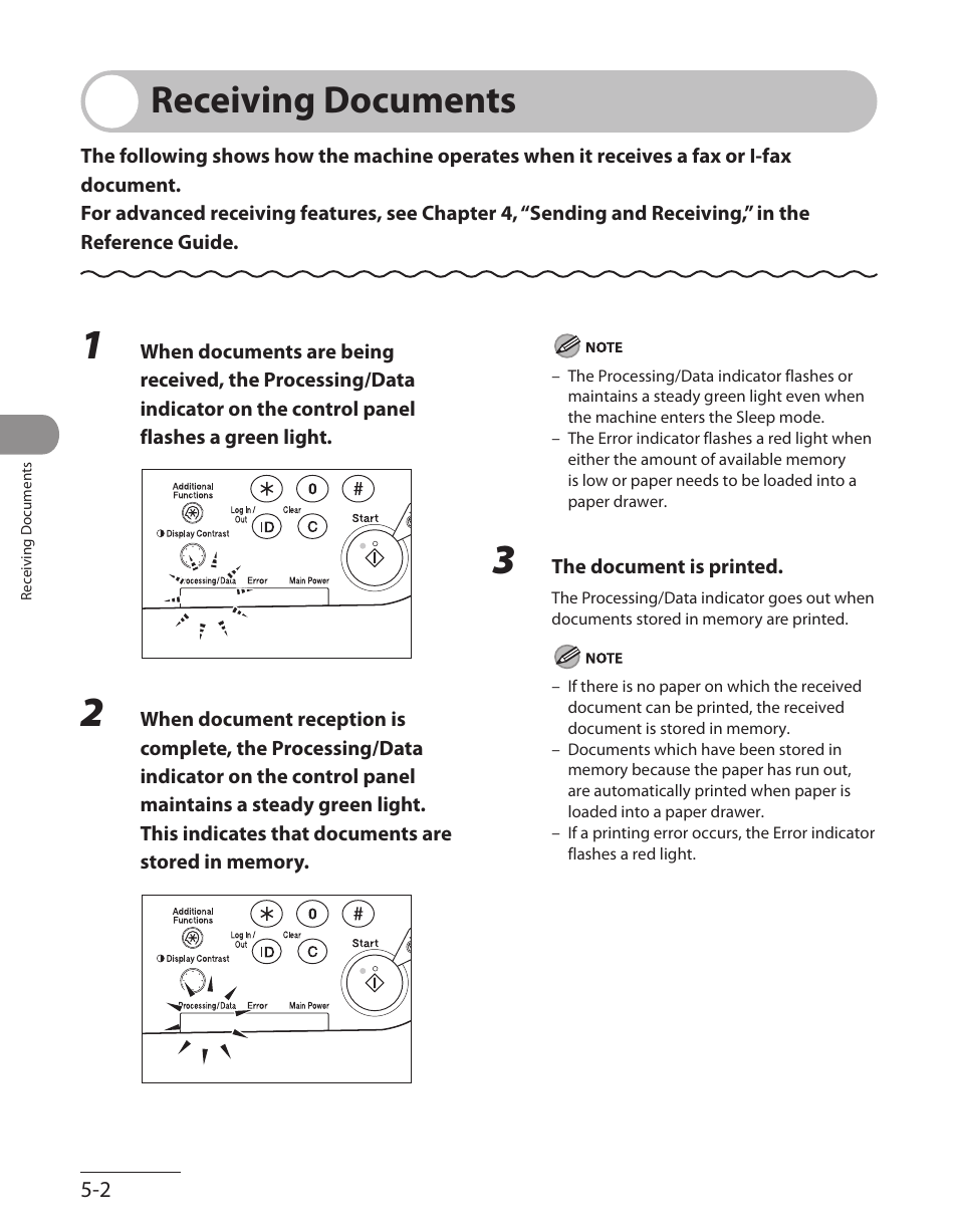 Receiving documents, Receiving documents -2 | Canon ImageCLASS MF7480 User Manual | Page 235 / 388