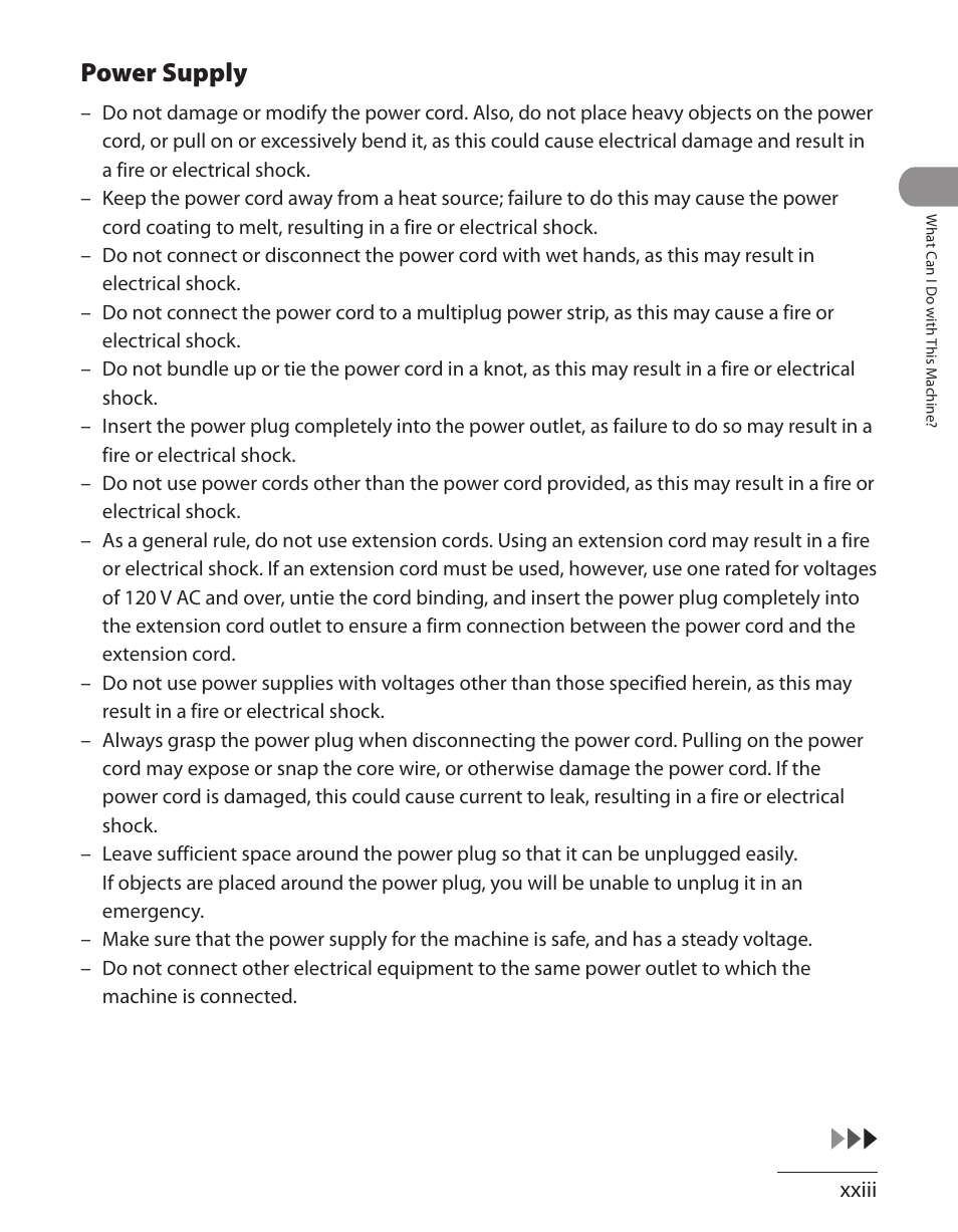 Power supply | Canon ImageCLASS MF7480 User Manual | Page 24 / 388