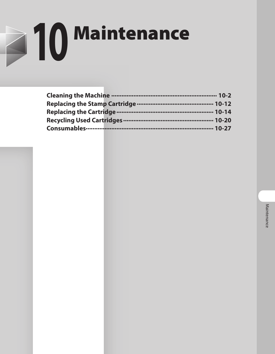 10 maintenance, 10 maintenance -1 | Canon ImageCLASS MF7480 User Manual | Page 270 / 388