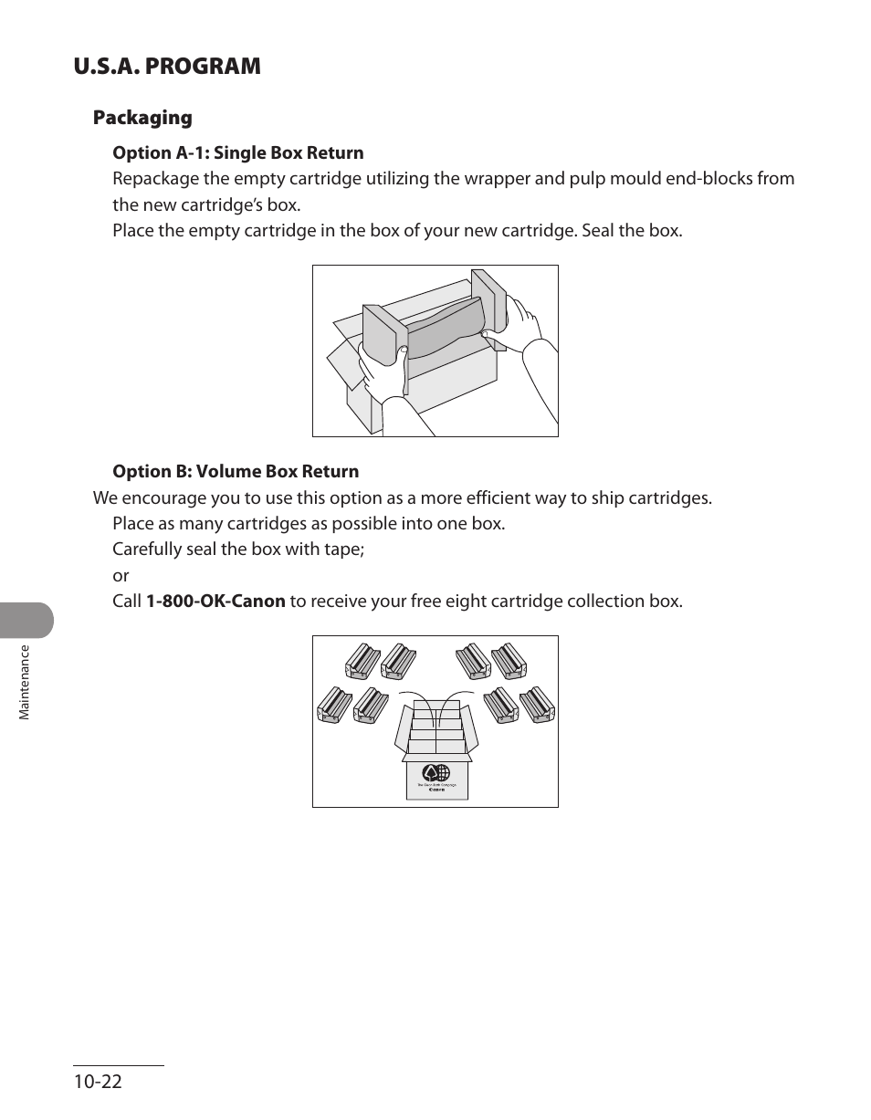 U.s.a. program, U.s.a. program ‑22 | Canon ImageCLASS MF7480 User Manual | Page 291 / 388