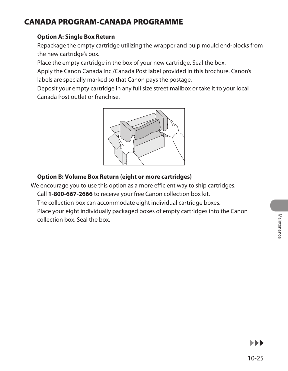 Canada program-canada programme, Canada program‑canada programme ‑25 | Canon ImageCLASS MF7480 User Manual | Page 294 / 388