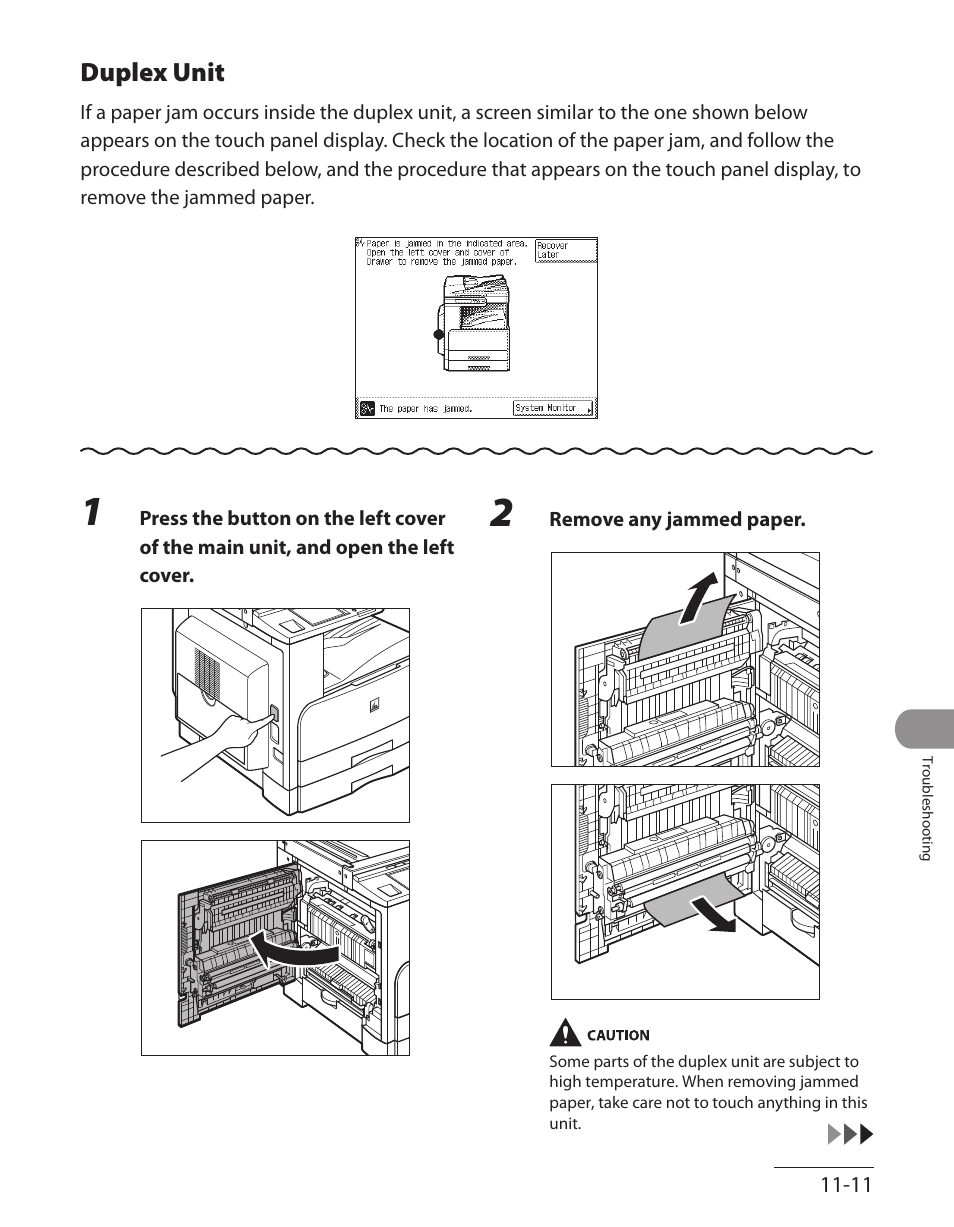 Duplex unit, Duplex unit ‑11, Duplex unit (see “duplex unit,” on | Canon ImageCLASS MF7480 User Manual | Page 308 / 388