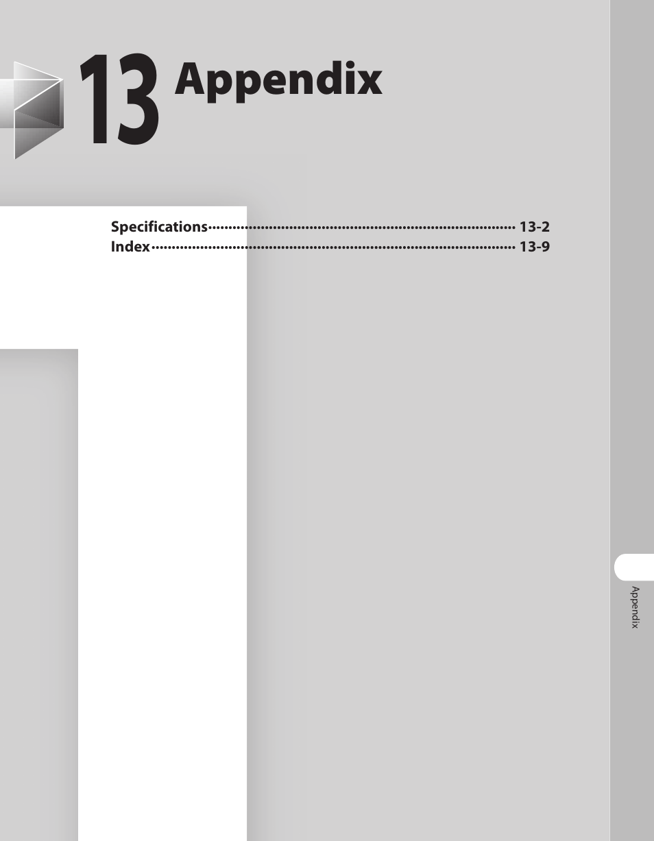 13 appendix, 13 appendix -1 | Canon ImageCLASS MF7480 User Manual | Page 374 / 388