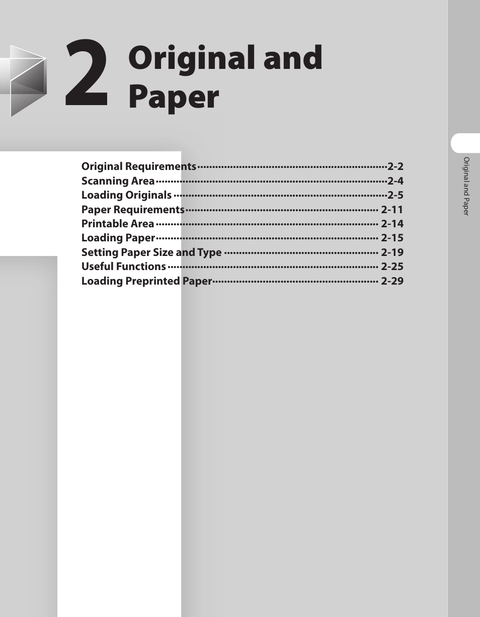 2 original and paper, 2 original and paper -1 | Canon ImageCLASS MF7480 User Manual | Page 68 / 388