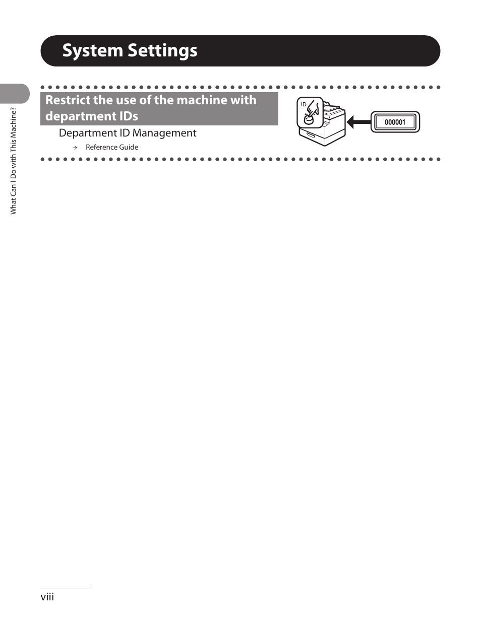 System settings | Canon ImageCLASS MF7480 User Manual | Page 9 / 388