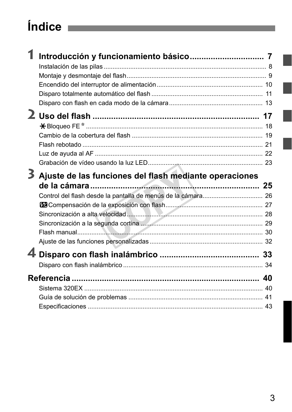 Cop y | Canon Speedlite 320EX User Manual | Page 101 / 148