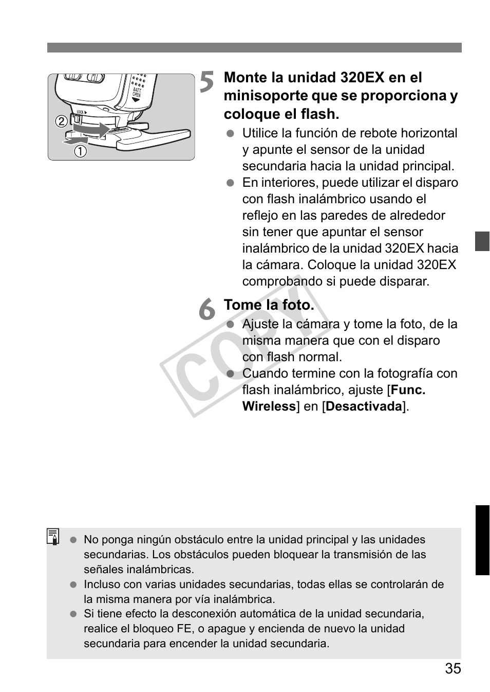 Cop y | Canon Speedlite 320EX User Manual | Page 133 / 148