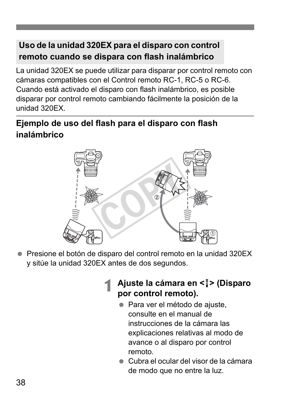 Cop y | Canon Speedlite 320EX User Manual | Page 136 / 148