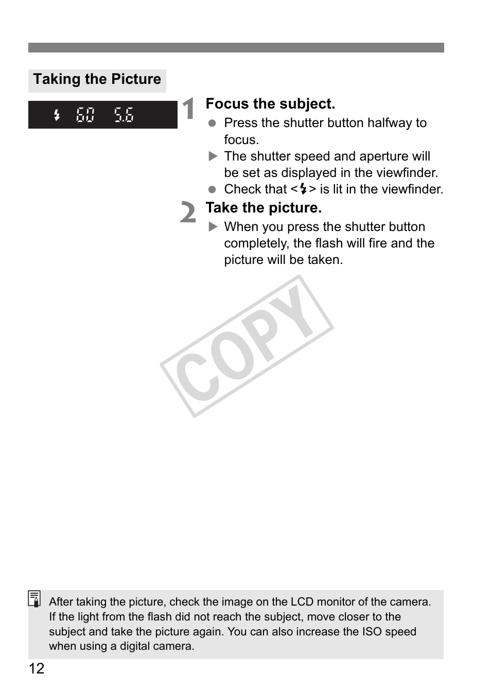 Cop y | Canon Speedlite 320EX User Manual | Page 14 / 148