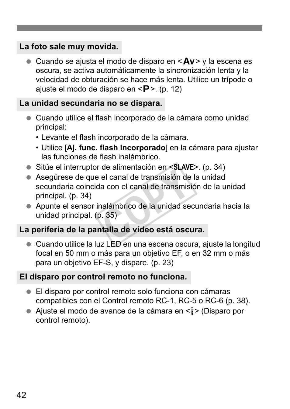 Cop y | Canon Speedlite 320EX User Manual | Page 140 / 148